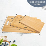 Eco - Friendly Bamboo Cutting Board Set - Best Health Wellness