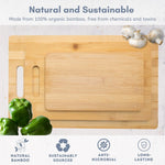 Eco - Friendly Bamboo Cutting Board Set - Best Health Wellness